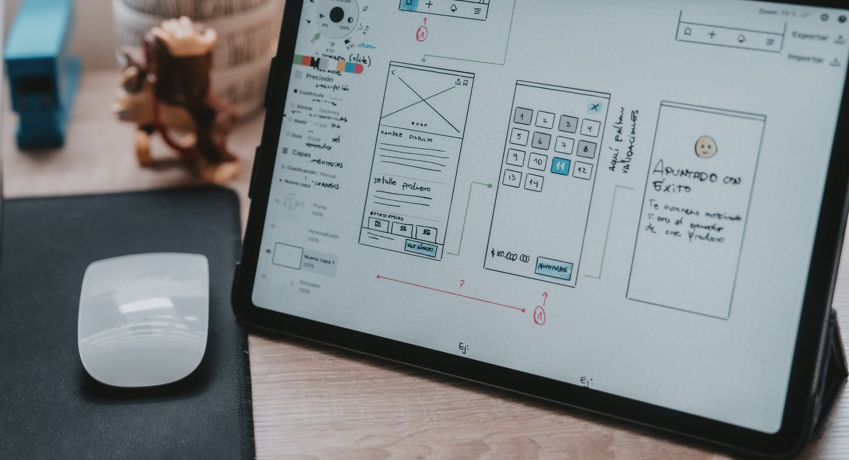 UI and UX product design